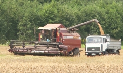 Военные приняли активное участие в уборке урожая