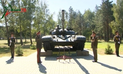 Открытие памятника танку Т-72