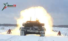 Танки Т-72Б3. Зимний драйв