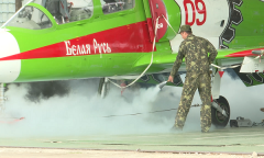 Учения пожарных в Лиде