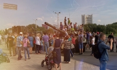 Празднование Дня танкистов в Минске