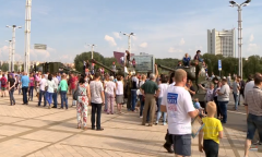 День танкистов. Праздник в городе