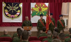 Годовой праздник 127-й гвардейской бригады связи