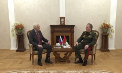 Встреча министра обороны с послом Российской Федерации