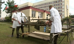 «Эшелон». Занятия по эвакуации раненых