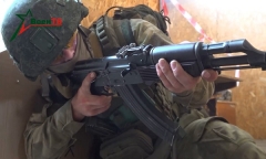 Тренировка разведывательно-десантной роты