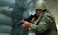 Учение с территориальными войсками Ленинского района