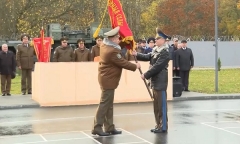 56-му зенитному ракетному полку вручено Боевое Знамя