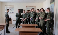 Сбор офицеров-выпускников тыловых специальностей