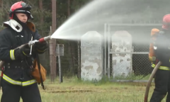 Сбор военных пожарных