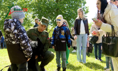 Выступление служебных собак