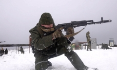 Тренировка витебских десантников