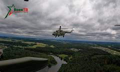 Тренировка авиации к параду