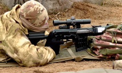 Армейские снайперы активизировали тренировки